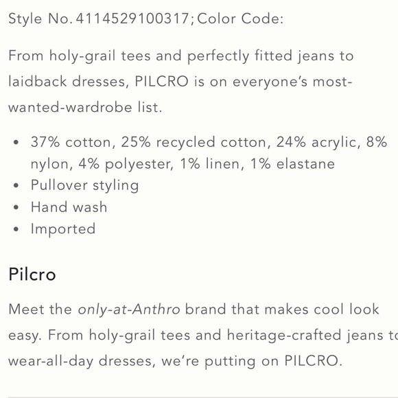 Anthropologie Pilcro Cable-Knit Preppy Striped Sweater - Picture 14 of 14